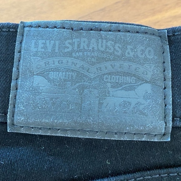 Levi’s 720 High Rise Super Skinny Black Denim Jeans , size 26 - Picture 5 of 7